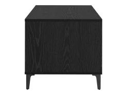 Mesa de Café Roble negro 90 x 49 x 45 cm Madera contrachapada