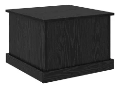 Mesa de Café Roble negro 50 x 50 x 35 cm Madera contrachapada