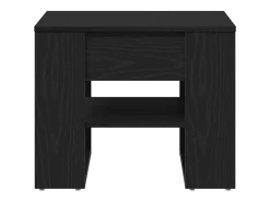 Mesa de Café Roble negro 55.5 x 55 x 45 cm Madera contrachapada