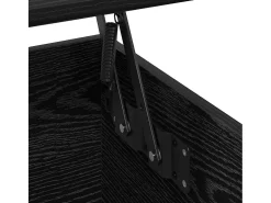 Mesa de Café Roble negro 90 x 44.5 x 45 cm Madera contrachapada