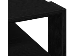Mesa de Café Roble negro 59.5 x 59.5 x 40 cm