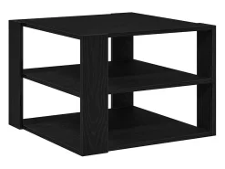 Mesa de Café Roble negro 59.5 x 59.5 x 40 cm