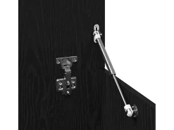 Mesa de Café Roble negro 150 x 50 x 35 cm Madera contrachapada