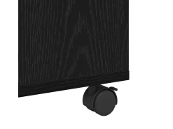 Mesa de Café Roble negro 75 x 75 x 38 cm Madera contrachapada