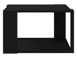 Mesa de Café Roble negro 85 x 55 x 31 cm Madera contrachapada