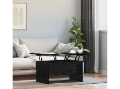 Mesa de Café Roble negro 80 x 50.5 x 42.5 cm
