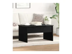 Mesa de Café Roble Negro 80 x 50.5 x 41.5 cm