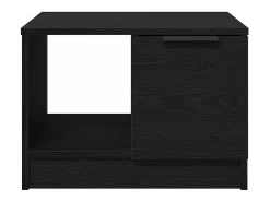 Mesa de Café Roble negro 50 x 50 x 36 cm Madera contrachapada