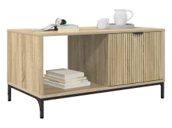 Mesa de Café Roble Sonoma 90 x 49 x 46 cm Madera contrachapada