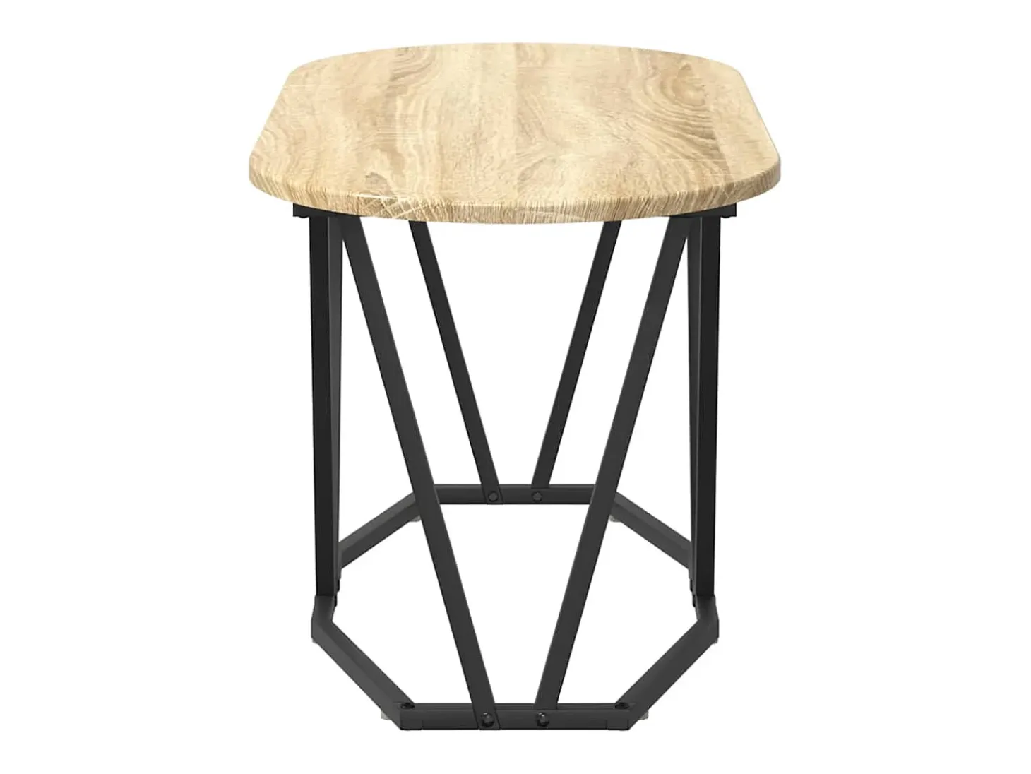 Mesa de Café Roble Sonoma 80 x 40 x 40.5 cm