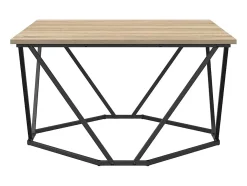 Mesa de Café Roble Sonoma 80 x 80 x 45 cm