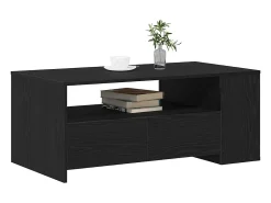 Mesa de Café with Drawer Roble negro 102 x 55 x 43.5 cm