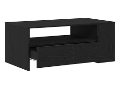 Mesa de Café with Drawer Roble negro 102 x 55 x 43.5 cm