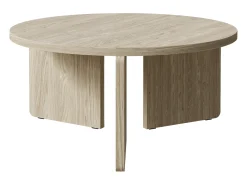 Mesa de centro - 85 cm - Acabado madera roble - PREFFINES