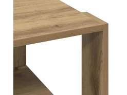 Mesa de centro | Mesa de café | Mesa auxiliar Roble artisan 51.5x51.5x30 cm SHL4020