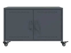 Mesa de centro acero gris antracita 68x50x43,5 cm