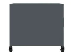 Mesa de centro acero gris antracita 68x50x43,5 cm