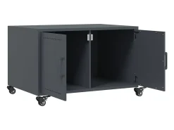 Mesa de centro acero gris antracita 68x50x43,5 cm