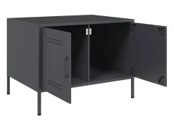 Mesa de centro acero laminado en frío antracita 68x50x50,5 cm