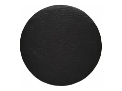 Mesa de centro aluminio martillado latón negro Ø 50x30 cm
