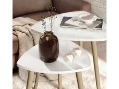Mesa de centro blanco/sonoma 48x48x45 twino