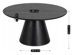 Mesa de centro Cassander Max Negro