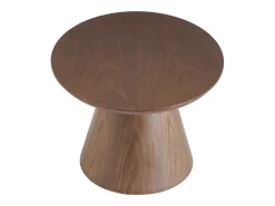 Mesa de centro chapada en nogal - Natural oscuro - ANTELADA