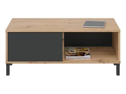 Mesa de centro con 2 compartimentos de almacenamiento - L100 cm - Brooklyn