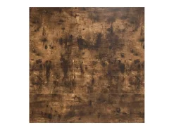 Mesa de centro con cajones roble ahumado 100x100x40 cm
