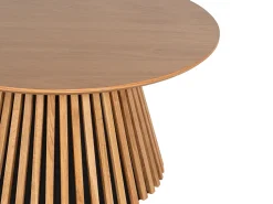 Mesa de centro con chapado de roble - Natural claro - CARMIZA