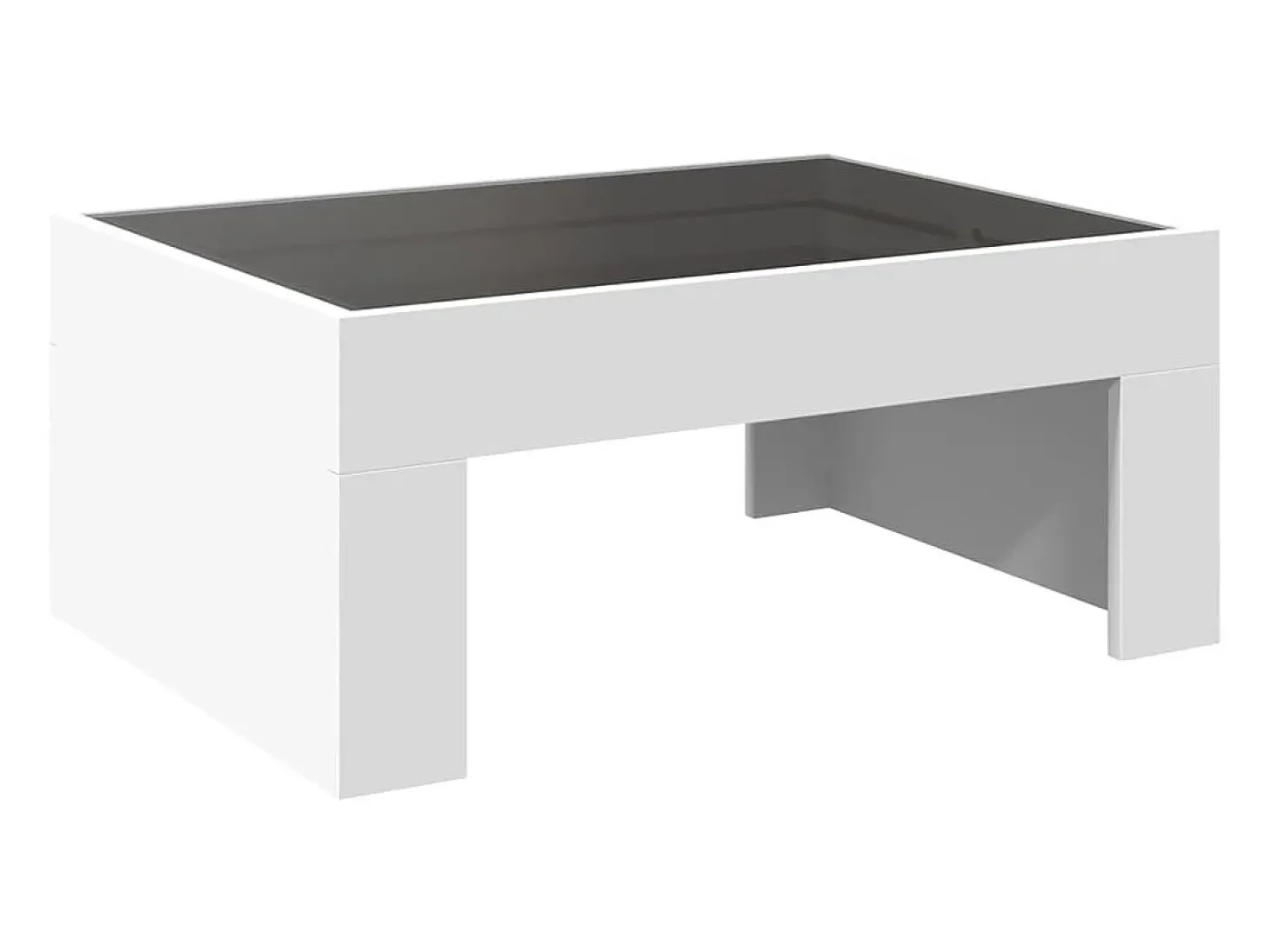 Mesa de centro con Infinity LED blanco 70x50x30 cm