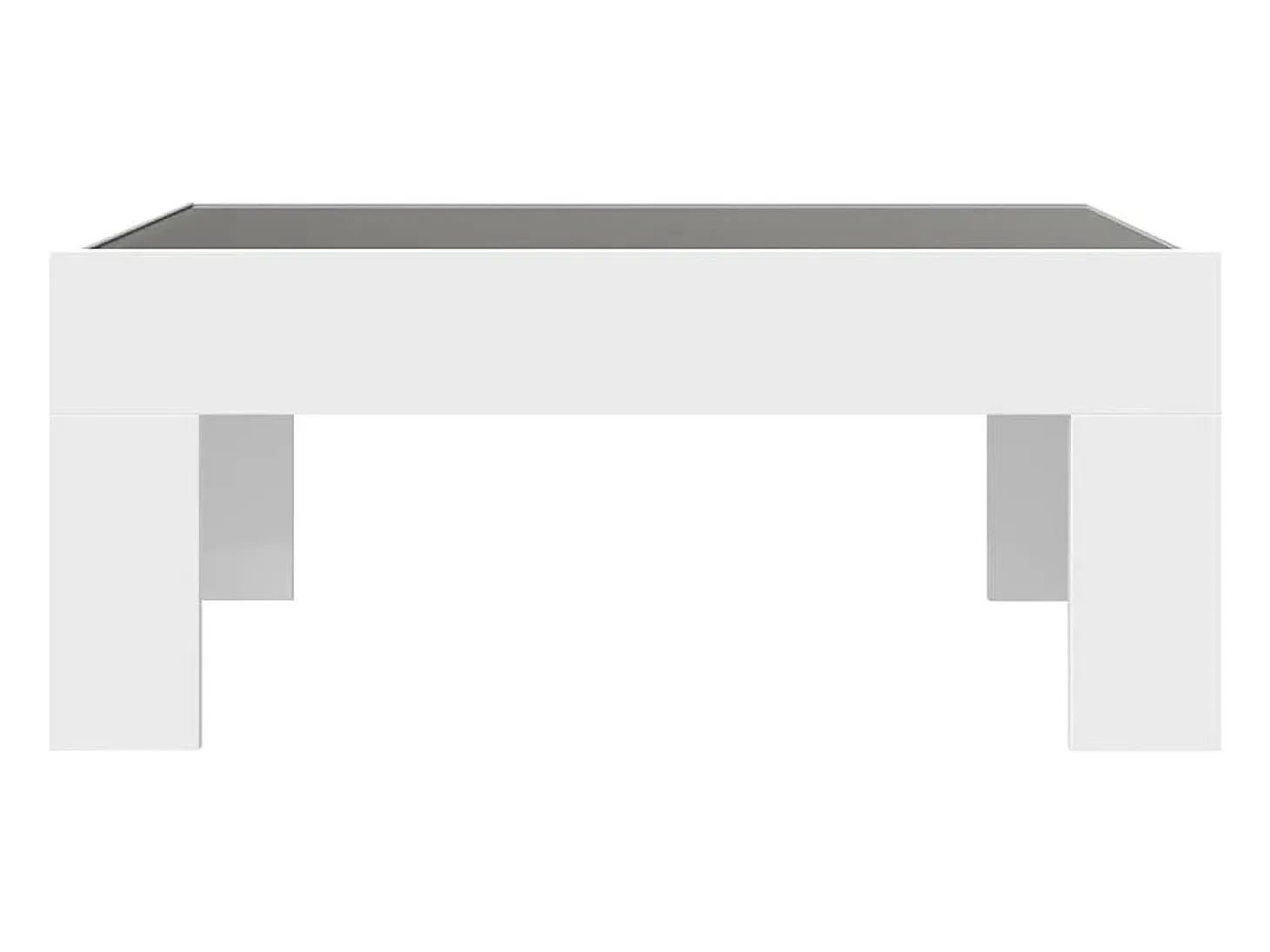 Mesa de centro con Infinity LED blanco 70x50x30 cm