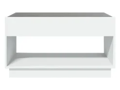 Mesa de centro con Infinity LED blanco 90x50x50 cm