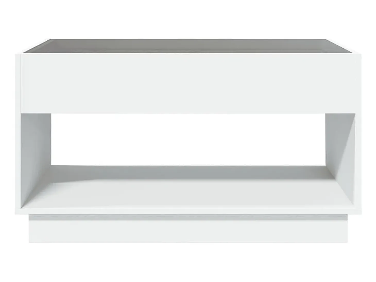 Mesa de centro con Infinity LED blanco 90x50x50 cm