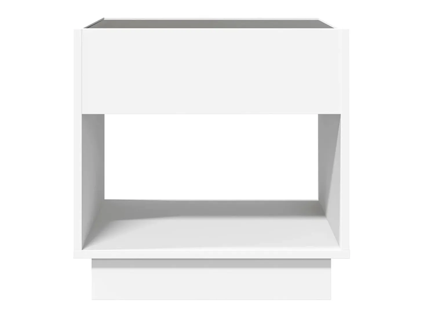 Mesa de centro con Infinity LED blanco 50x50x50 cm