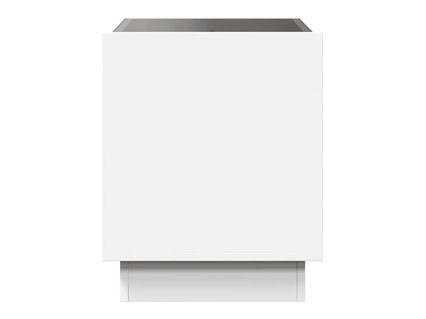 Mesa de centro con Infinity LED blanco 50x50x50 cm