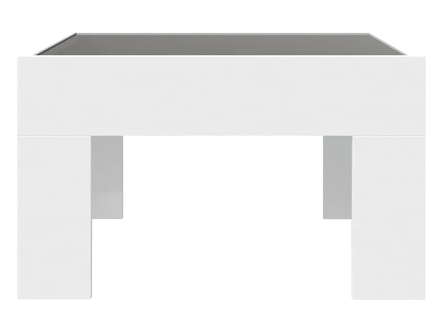 Mesa de centro con Infinity LED blanco 50x50x30 cm