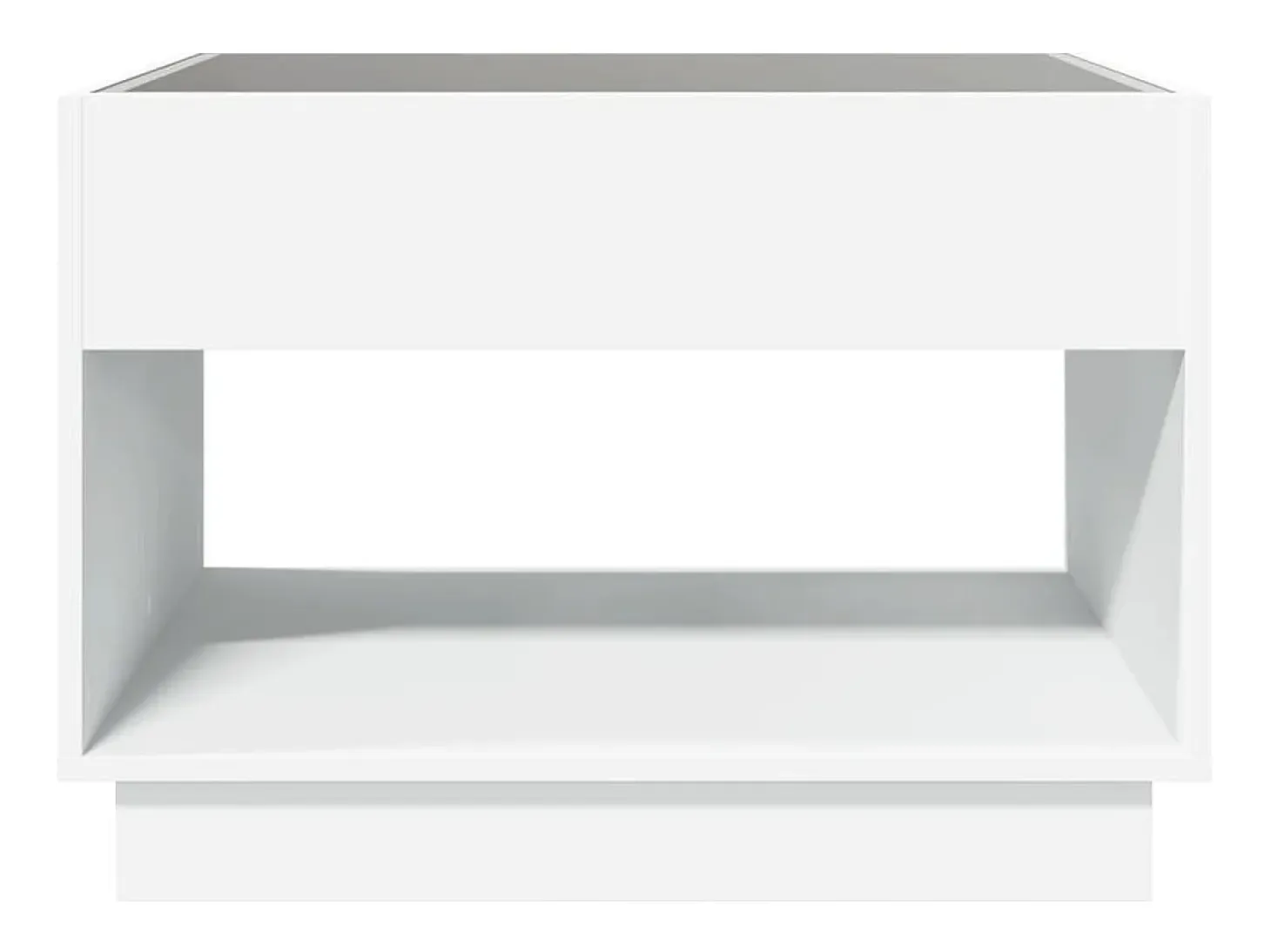 Mesa de centro con Infinity LED blanco 70x50x50 cm
