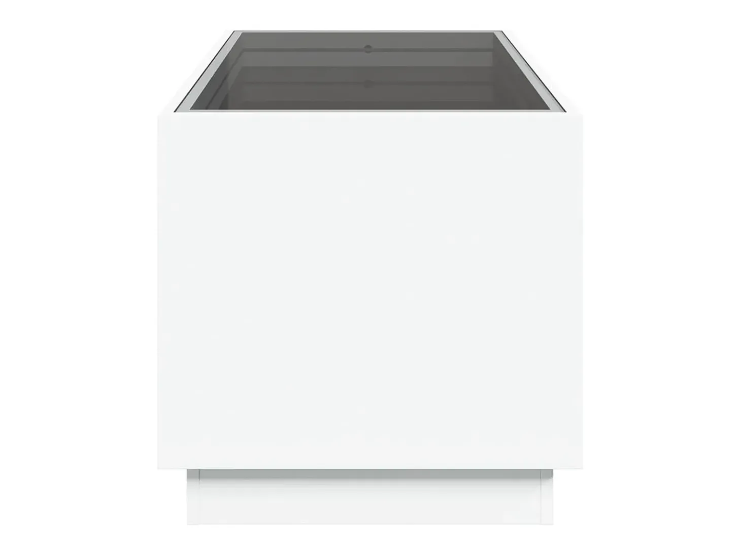Mesa de centro con Infinity LED blanco 70x50x50 cm