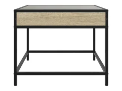 Mesa de centro con Infinity LED roble Sonoma 70x50x41 cm