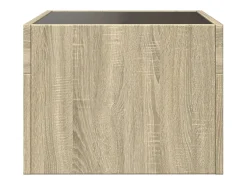 Mesa de centro con Infinity LED roble Sonoma 40x40x30 cm