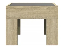 Mesa de centro con Infinity LED roble Sonoma 40x40x30 cm