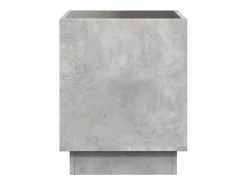 Mesa de centro con Infinity LED gris hormigón 50x50x50 cm