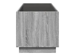 Mesa de centro con Infinity LED gris Sonoma 70x50x50 cm