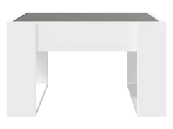 Mesa de centro con Infinity LED blanco 50x53x30 cm