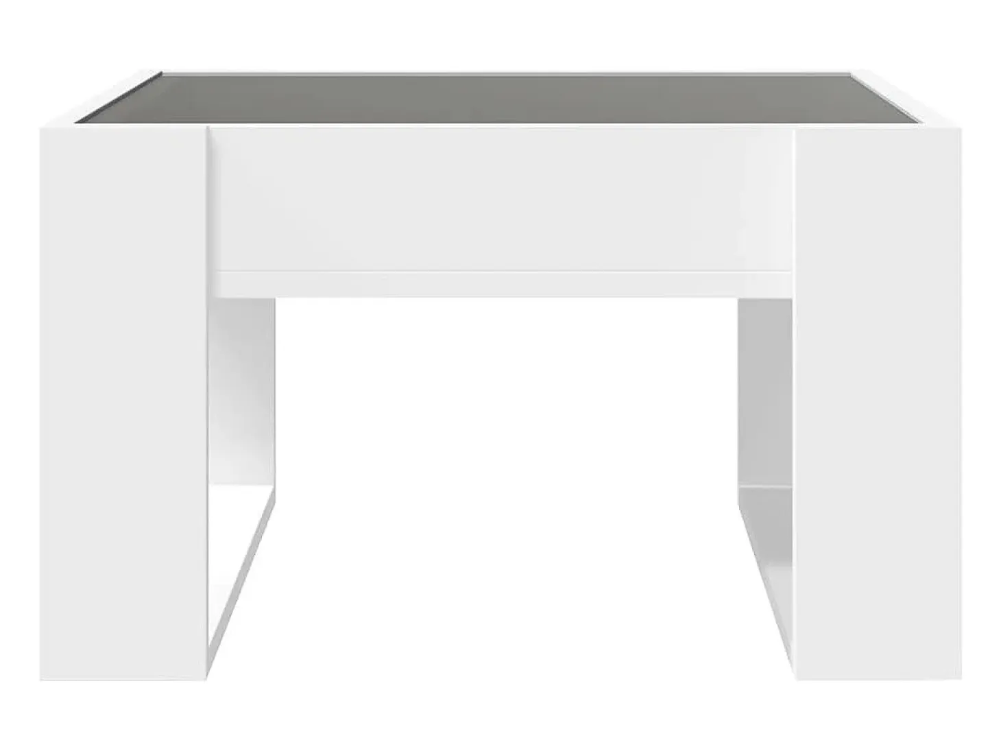 Mesa de centro con Infinity LED blanco 50x53x30 cm