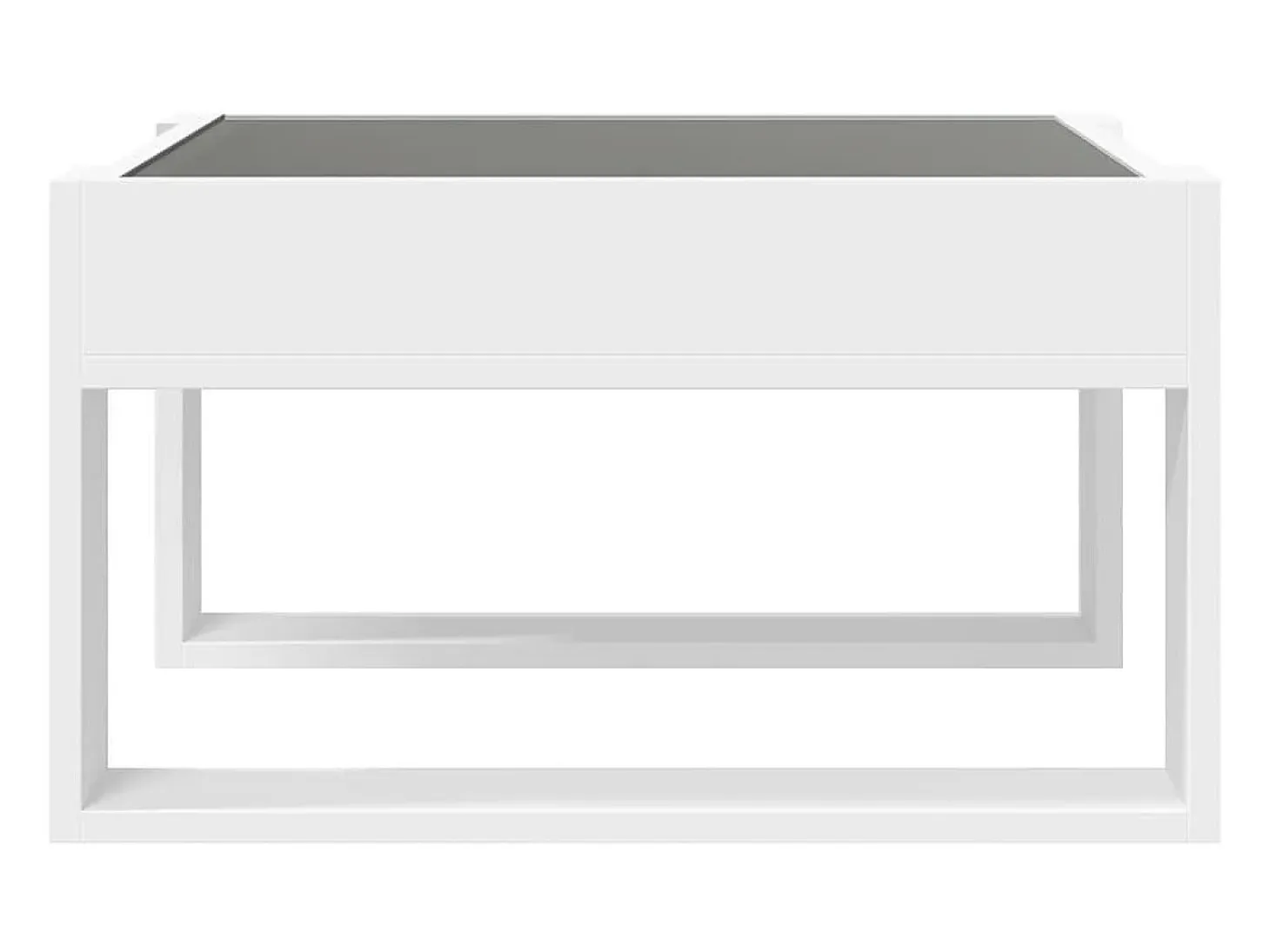 Mesa de centro con Infinity LED blanco 50x53x30 cm