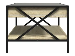 Mesa de centro con Infinity LED roble Sonoma 90x50x38 cm