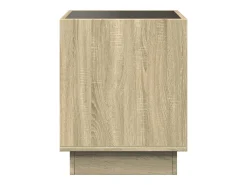 Mesa de centro con Infinity LED roble Sonoma 50x50x50 cm