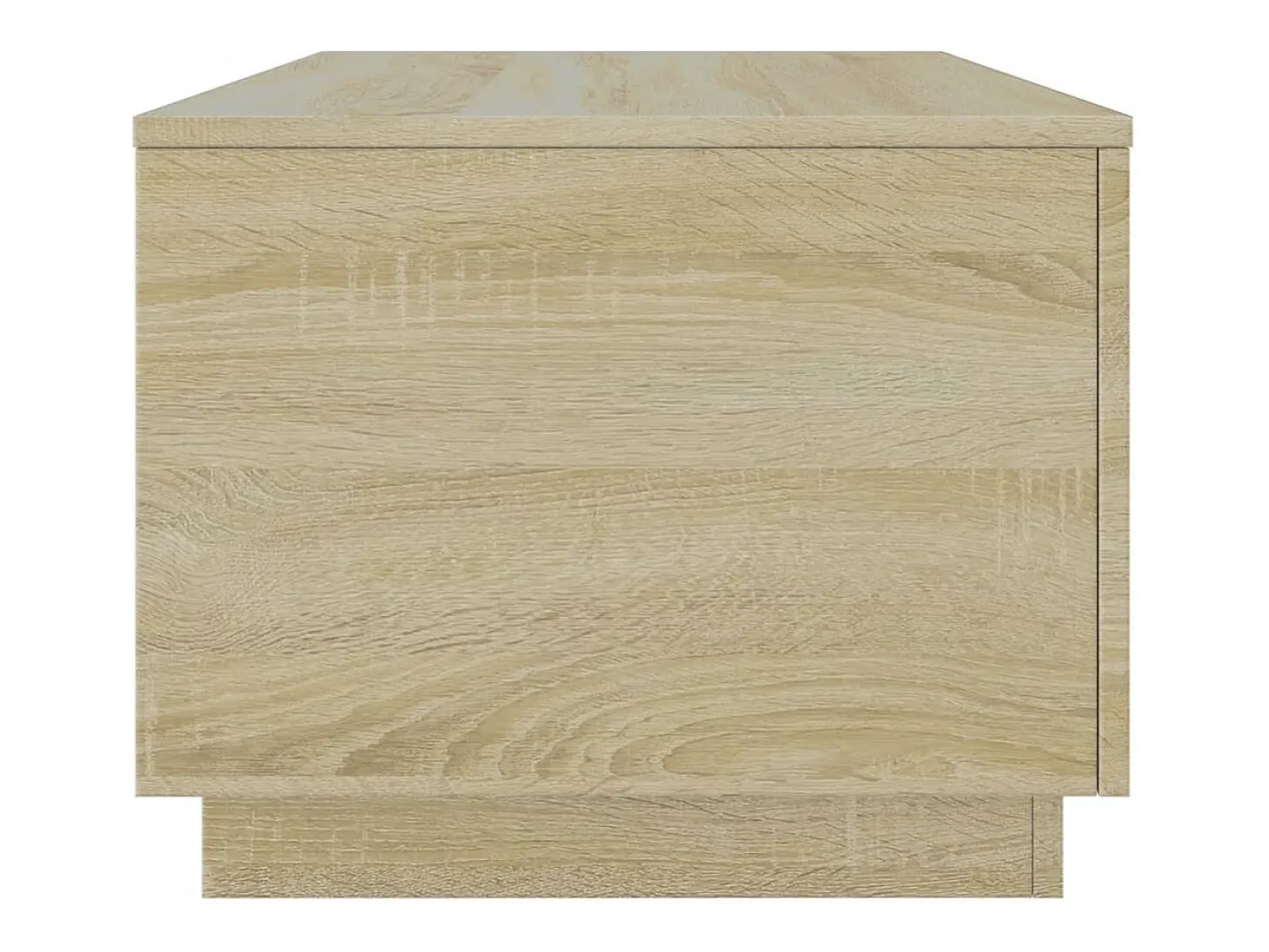 Mesa de centro con luces LED roble Sonoma 90x50x40 cm